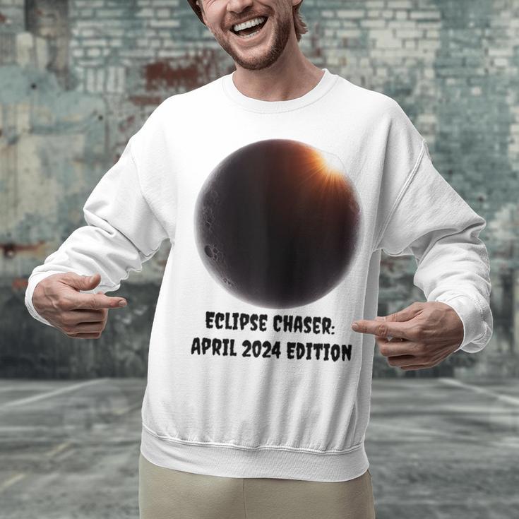 Total Solar Eclipse April 2024 Sky Watcher Memory Unisex Sweatshirt