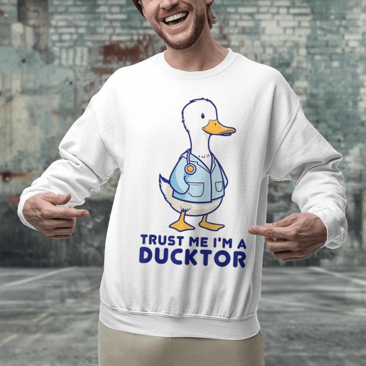 Trust Me I'm a Ducktor Doctor Sayings Graduation Unisex Sweatshirt