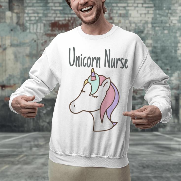 Unicorn RN GraduationShirt Nurse Shirts Unisex Sweatshirt