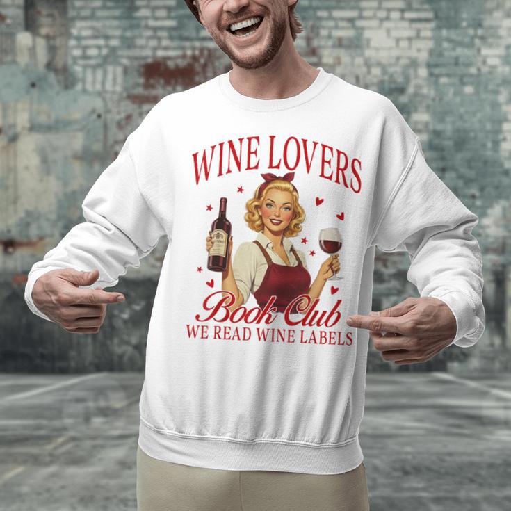 Valentine’s Day Wine Lovers Book Club We Read Wine Labels Unisex Sweatshirt Valentine’s Day Wine Lovers Book Club We Read Wine Labels Unisex Sweatshirt