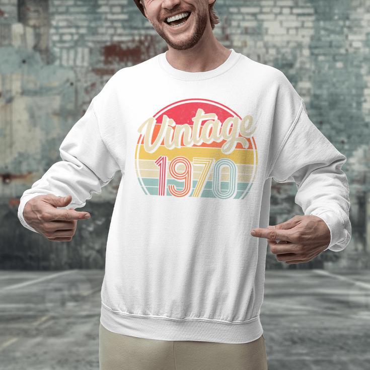 Vintage 1970 Retro Style 70's Born Nostalgia Vibe Birthday Premium Tri-Blend Unisex Sweatshirt Vintage 1970 Retro Style 70's Born Nostalgia Vibe Birthday Premium Tri-Blend Unisex Sweatshirt