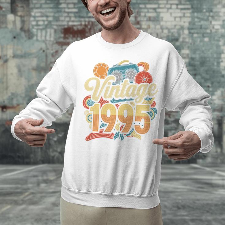 Vintage 1995 Retro Classic 90s Nostalgia Throwback Vibe Premium Tri-Blend Unisex Sweatshirt