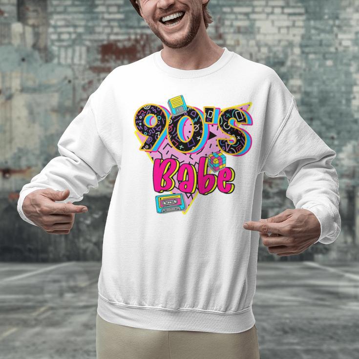 Vintage 90's Babe Party Back To 90s Cassette Nostalgia Premium Tri-Blend Unisex Sweatshirt Vintage 90's Babe Party Back To 90s Cassette Nostalgia Premium Tri-Blend Unisex Sweatshirt