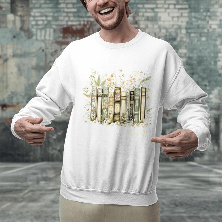 Vintage Floral Bookshelf I Have No Shelf Control Book Lovers Unisex Sweatshirt Vintage Floral Bookshelf I Have No Shelf Control Book Lovers Unisex Sweatshirt
