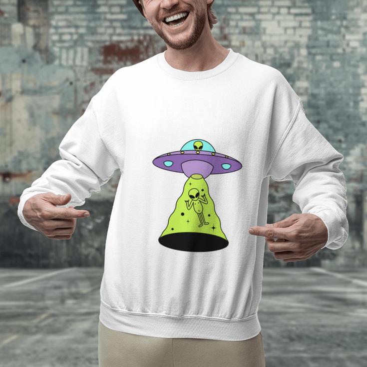 I Wanna Go Home Introvert UFO UAP Flying Saucer Trippy Alien Unisex Sweatshirt I Wanna Go Home Introvert UFO UAP Flying Saucer Trippy Alien Unisex Sweatshirt