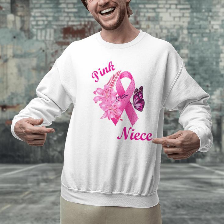 I Wear Pink In Memory Of My Niece Breast Cancer Awareness Unisex Sweatshirt