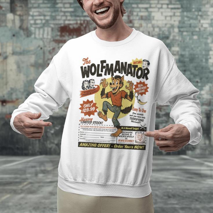 Werewolf Wolfmanator Nostalgia Vintage Halloween Unisex Sweatshirt
