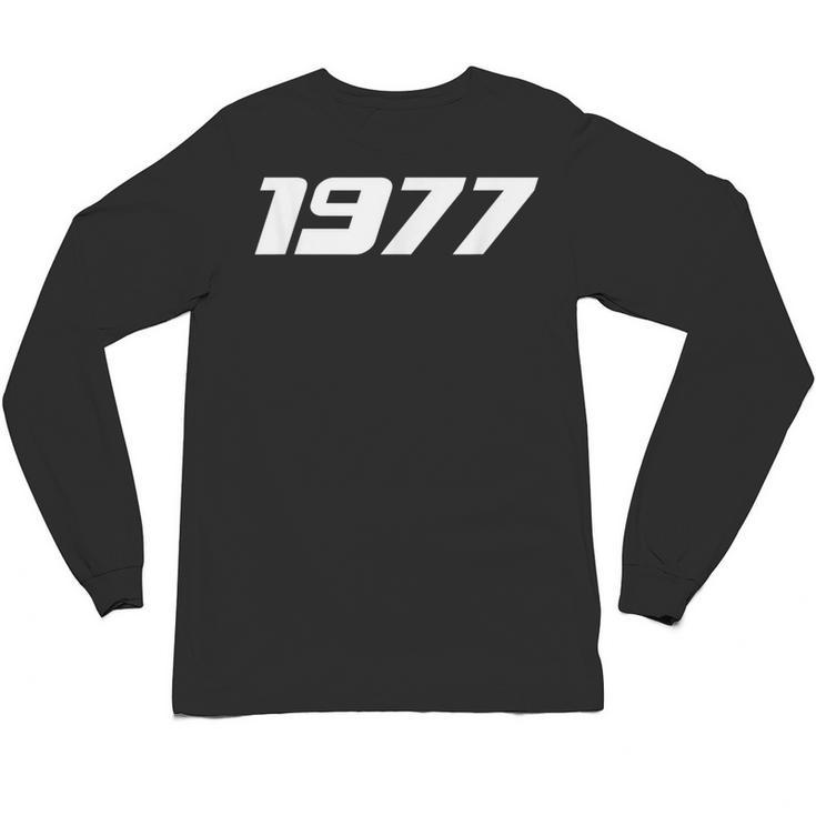 1977 Printed For 70's Birthdays Events Graduations T-Shirt Unisex Long Sleeve T-Shirt