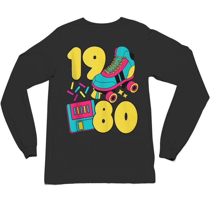 1980 Retro Raised In The 80s Old School Nostalgia Vibes Unisex Long Sleeve T-Shirt