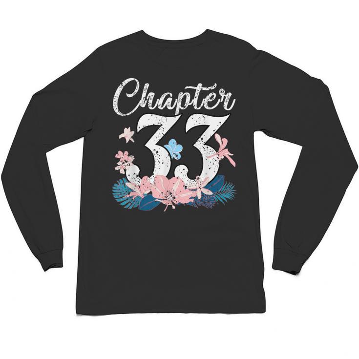 1988 Happy Birthday Chapter 33 Year Old Women Book Lover Unisex Long Sleeve T-Shirt