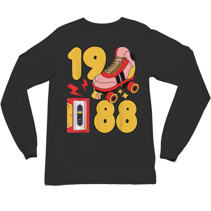 1988 Retro Raised On 80s Music Old School Nostalgia Punk Unisex Long Sleeve T-Shirt