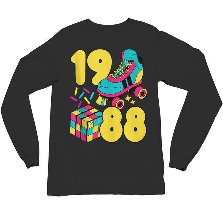 1988 Retro Raised In The 80s Old School Nostalgia Vibes Unisex Long Sleeve T-Shirt