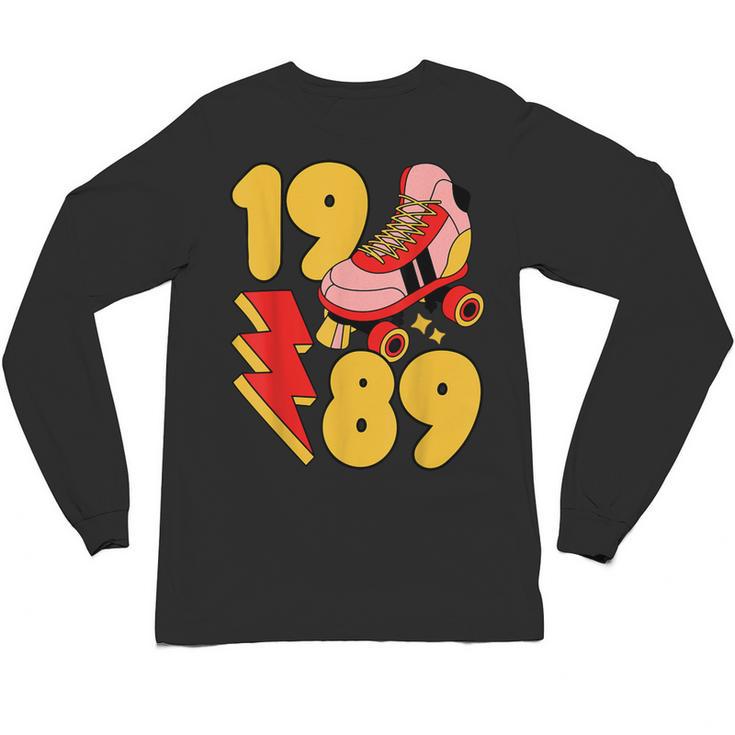 1989 Retro Roller Skate Vintage 80s Nostalgia Collector Unisex Long Sleeve T-Shirt