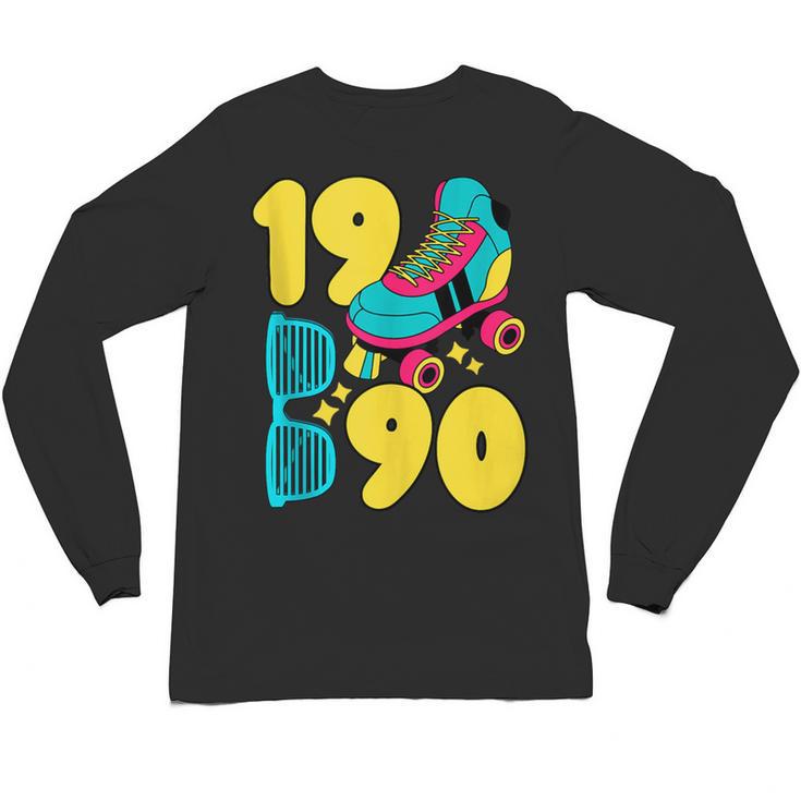 1990 Retro Raised In The 90s Old School Nostalgia Vibes Unisex Long Sleeve T-Shirt