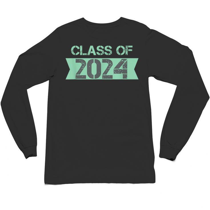 2024 Senior Class Graduation Shirt Graduate Unisex Long Sleeve T-Shirt