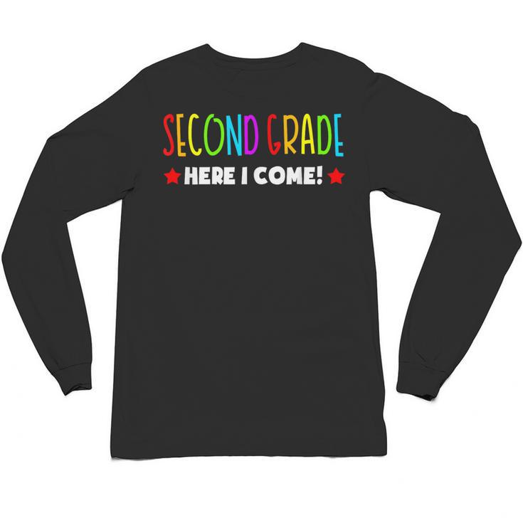 2nd Grade Here I Come Kids 1st Grade Graduation Unisex Long Sleeve T-Shirt