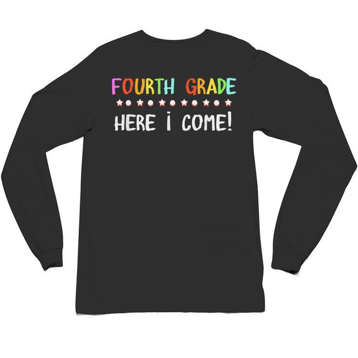 4th Grade Here I Come Cute 3rd Grade Graduation Shirt Unisex Long Sleeve T-Shirt