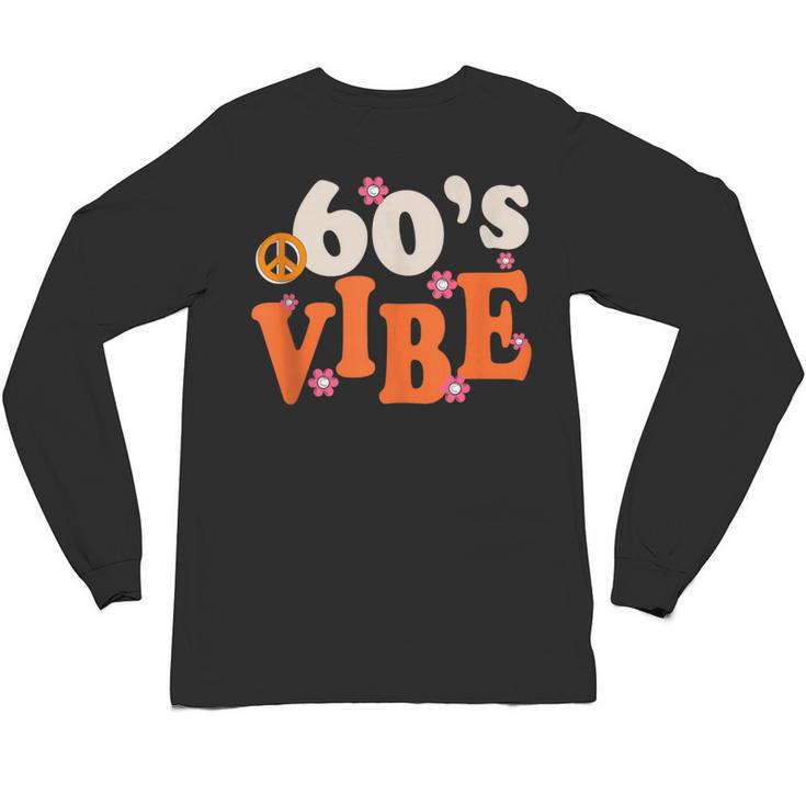 60's Vibe Retro Nostalgia Classic Mixtape Era 1960s Party Unisex Long Sleeve T-Shirt