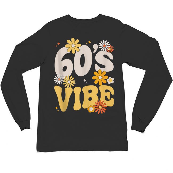 60's Vibe Vintage Nostalgia Mixtape Era 1960s Party Groovy Unisex Long Sleeve T-Shirt