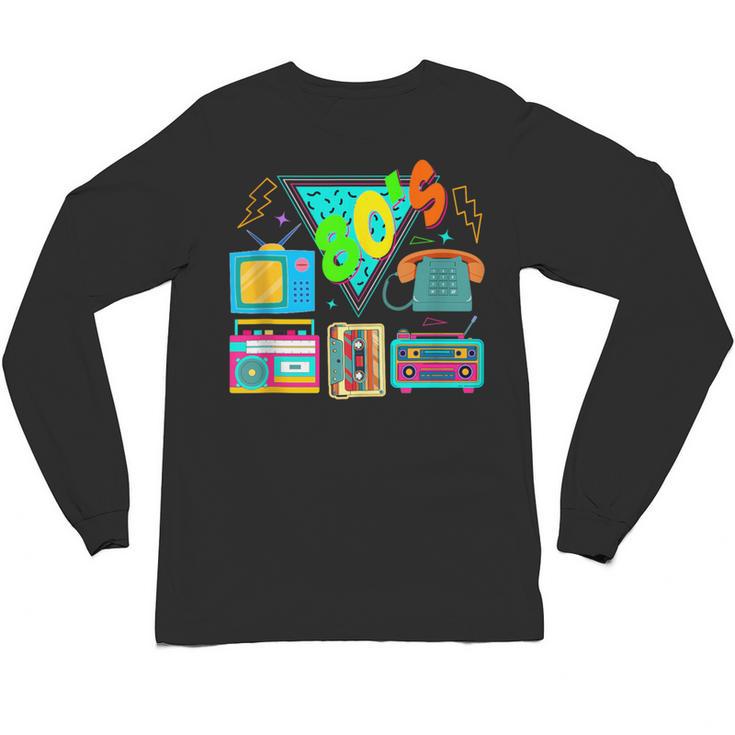 80's Vintage Cassette Tape Nostalgia Mixtape Era 1980s Retro Unisex Long Sleeve T-Shirt
