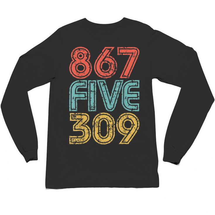 8675309 Retro Vintage 80's 90's Music Nostalgia Unisex Long Sleeve T-Shirt