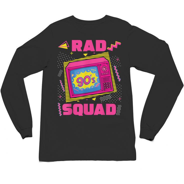 90s Rad Squad Retro Television 90s Aesthetic Nostalgia Unisex Long Sleeve T-Shirt