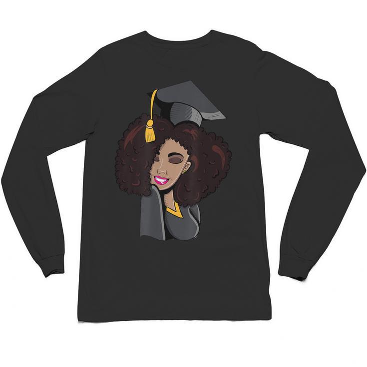 African Woman Educated Graduation 2019 Proud Unisex Long Sleeve T-Shirt