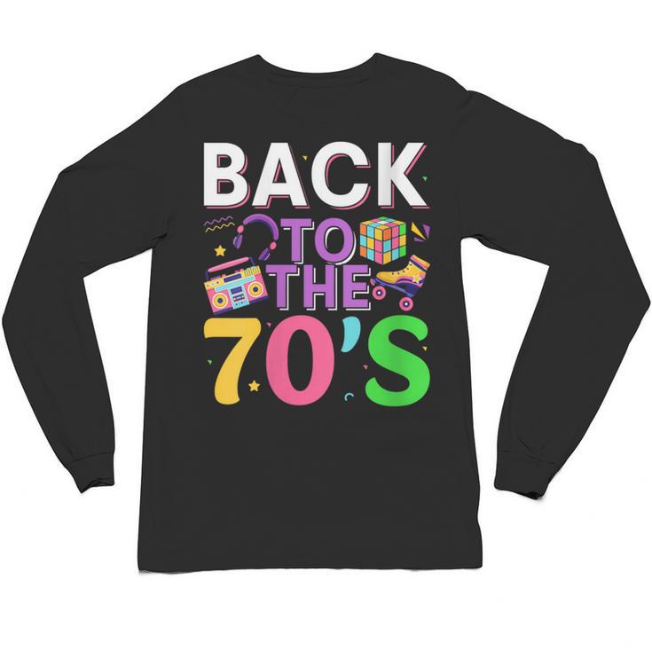 Back To The 70's Mixtape Era Nostalgia Retro 1970 70's Style Unisex Long Sleeve T-Shirt