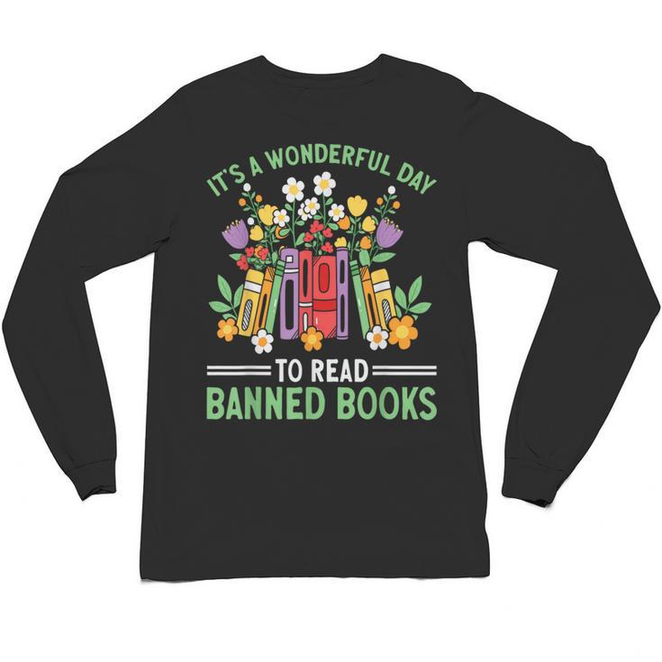 Banned Books Week Librarian Reading Unisex Long Sleeve T-Shirt
