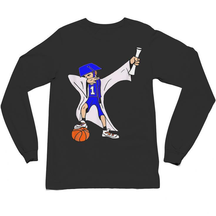 Basketball Dabbing Shirt Senior Graduation Him Her Unisex Long Sleeve T-Shirt
