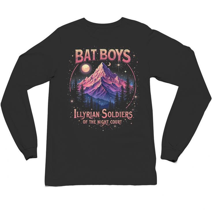 Bat Boys Night Court Mountain Nesta Bookworm ACOSF Bookish Unisex Long Sleeve T-Shirt