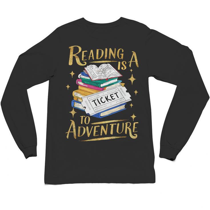 Book Adventure Library Student Teacher Book Unisex Long Sleeve T-Shirt