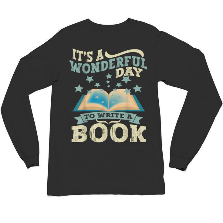 Book Lover Writer Author Unisex Long Sleeve T-Shirt