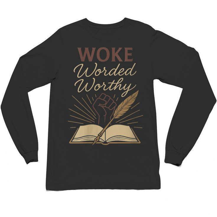 And Booked Afro Literary Pride Book Club Culture Unisex Long Sleeve T-Shirt