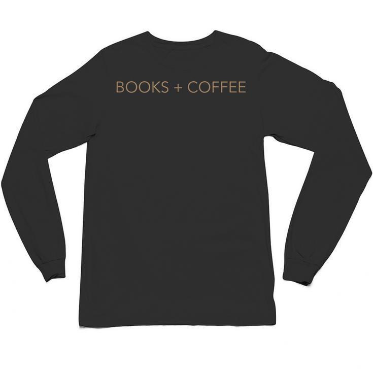 Books Coffee Unisex Long Sleeve T-Shirt