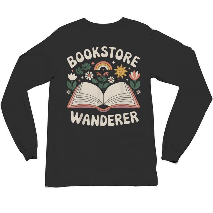 Bookstore Wanderers Retro Women Book Lovers Unisex Long Sleeve T-Shirt