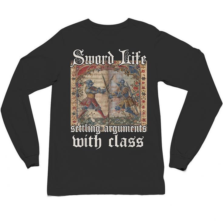 Buhurt Hourly Book Epic Knight Fight In Armor Buhurt Unisex Long Sleeve T-Shirt