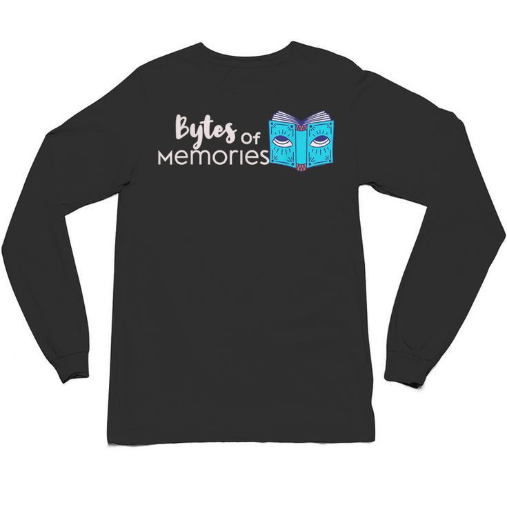 Bytes Of Memories Digital Nostalgia Concept Line Unisex Long Sleeve T-Shirt