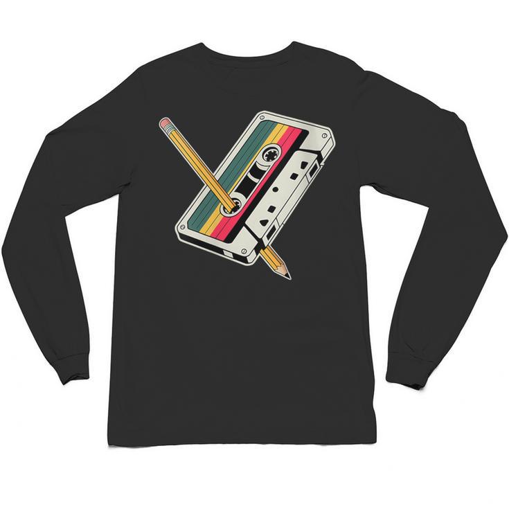 Cassette 90s Costume Party Nostalgia Unisex Long Sleeve T-Shirt
