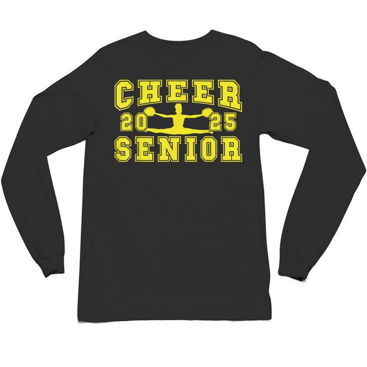 Cheerleading Senior Night Cheer Senior 2025 Graduation 10 Unisex Long Sleeve T-Shirt