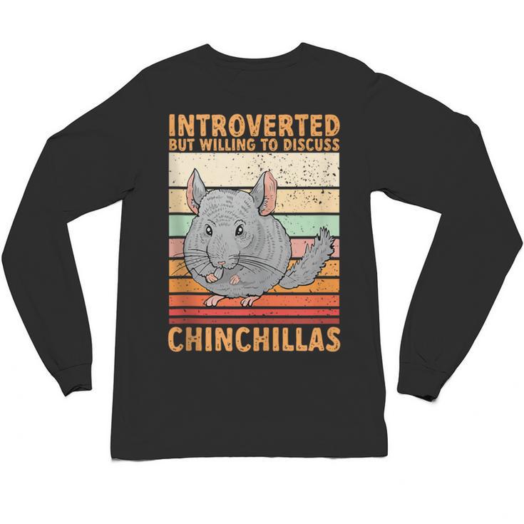 Chinchilla Owner Introvert Chinchilla Unisex Long Sleeve T-Shirt