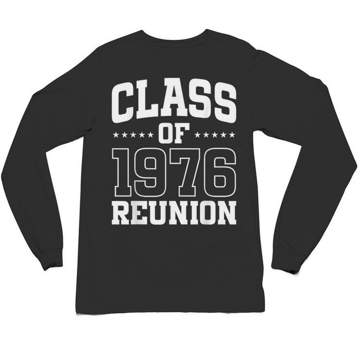 Class Of 1976 Reunion 50 Years Alumni Graduation High School Unisex Long Sleeve T-Shirt
