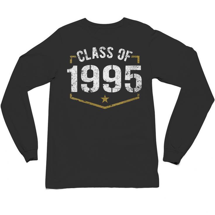 Class Of 1995 School Reunion Graduation Vintage Style Unisex Long Sleeve T-Shirt