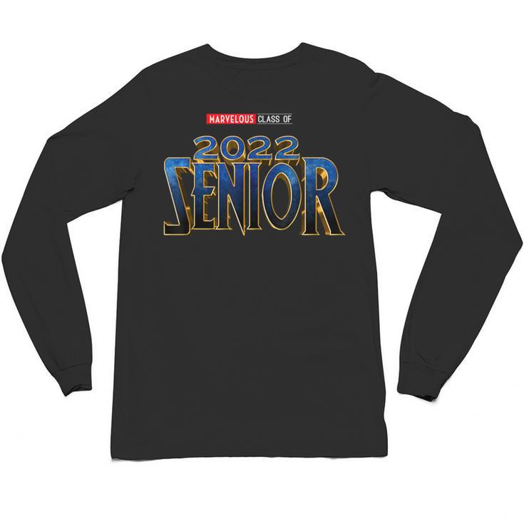 Class Of 2022 Senior Retro Movie Marvelous Graduation Grad Unisex Long Sleeve T-Shirt