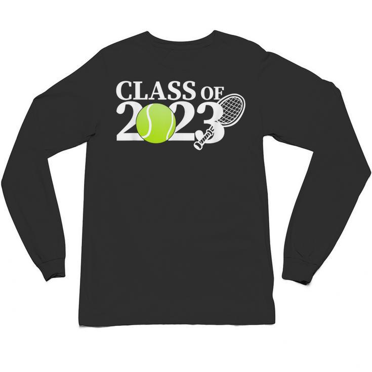 Class Of 2023 Graduation Senior Tennis Player Unisex Long Sleeve T-Shirt