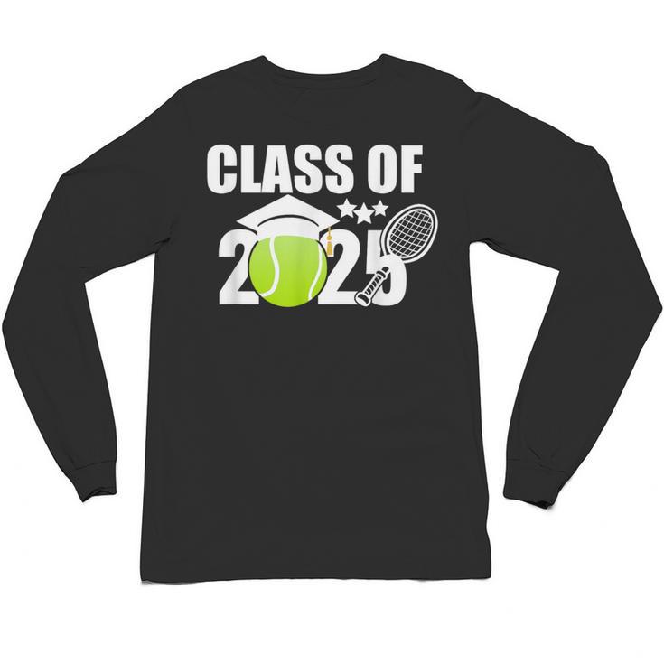 Class Of 2025 Graduation Senior Tennis Player Unisex Long Sleeve T-Shirt