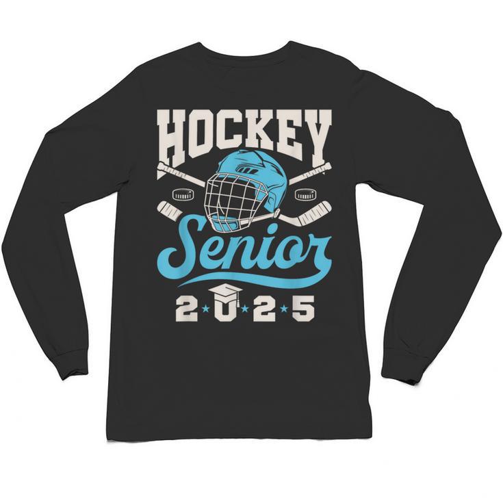 Class Of 2025 Hockey Senior Graduation Graduate Grad Unisex Long Sleeve T-Shirt