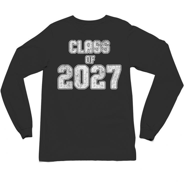 Class Of 2027 Shirt Senior Graduation 2027 Unisex Long Sleeve T-Shirt