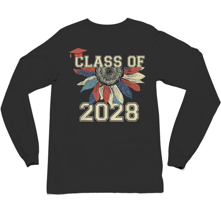 Class Of 2028 High School Graduation Senior 2028 Unisex Long Sleeve T-Shirt