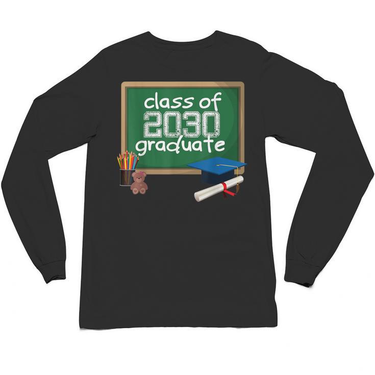 Class Of 2030 TShirt Kindergarten Graduation Tee 2018 Unisex Long Sleeve T-Shirt